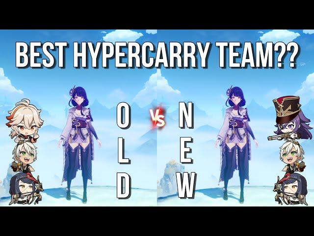 Old vs New Raiden Hypercarry Team Comparison! Is Chevreuse Now The New Best Support for Raiden Team?