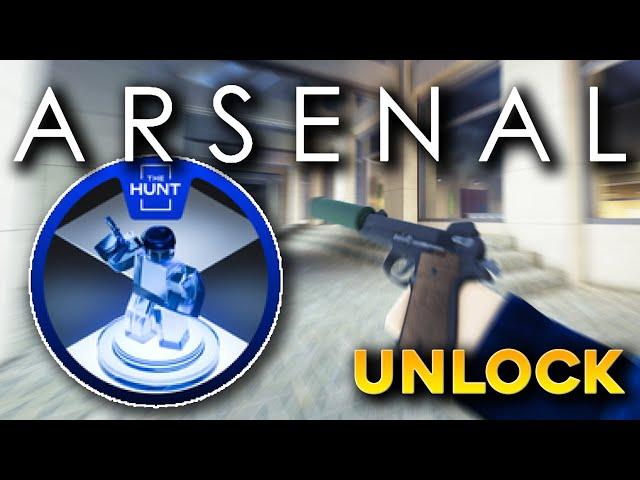 [EVENT] How To Get The Arsenal THE HUNT Badge In ROBLOX | Full Walkthrough  + Free Skin And Effect