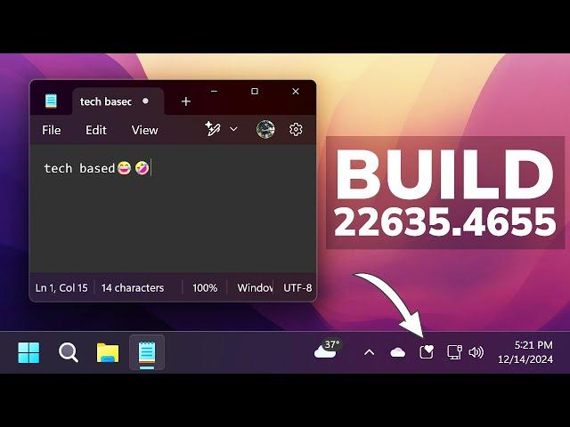 New Windows 11 Build 22635.4655 - New Taskbar Icon, New Start Menu Change and Fixes (Beta)