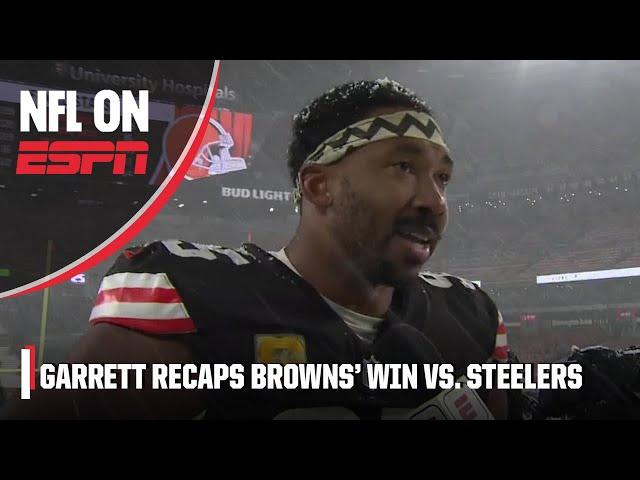 Myles Garrett says he had a statement to make in Browns’ win vs. Steelers | NFL on ESPN