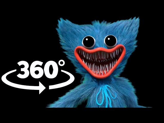 360° Video | Poppy Playtime Huggy Wuggy Chases You | VR Animation | Horror Music Video | Stranger 3D