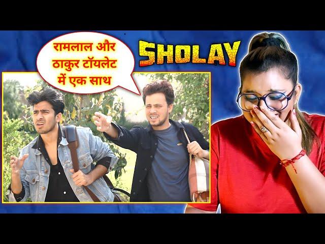 Sholay (Part-1) | Round 2 hell | R2h | Zayn Saifi Comedy | REACTION | SWEET CHILLIZ |