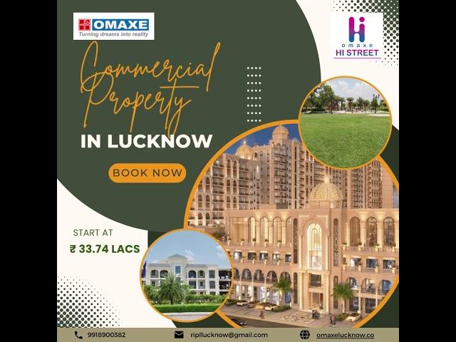 Omaxe Hi Street Commercial Property In Lucknow #realestate #property #investment #commercialcomplex