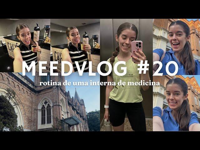 ÚLTIMO PLANTÃO PEDIATRIA SANTA CASA, CORRIDA E MEDCURSO | MEEDVLOG #20 - ROTINA DE INTERNA MEDICINA