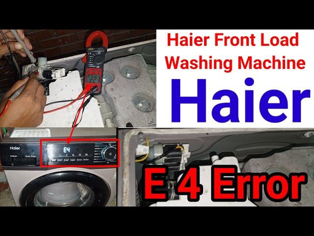 Rajon Robidash is live Haier Washing Machine E4 Error. How To Solve E4 Error Haier Washing Machine.