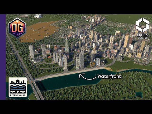 Hoy iniciamos el WATERFRONT de River Plains - Cap. #8 | Cities Skylines 2