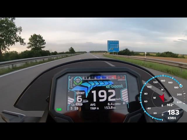 Kawasaki Z7 Hybrid GPS Acceleration with e-boost