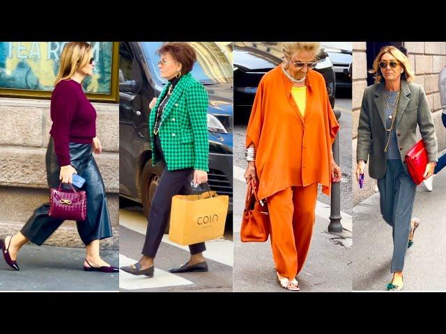 HOW TO LOOK GORGEOUS IN YOUR 50S, 60S, 70S ITALIAN CHIC WOMEN AND THEIR ELEGANT STYLE