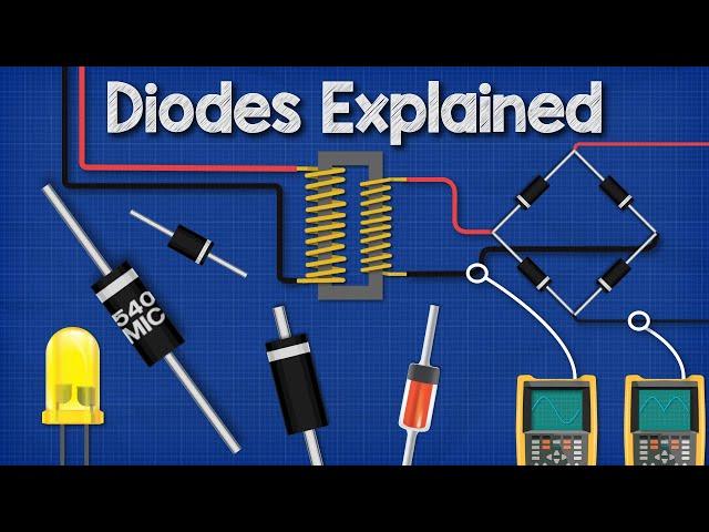 Diodes Explained - The basics how diodes work working principle pn junction