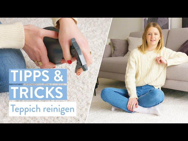 Einfach und schnell: Teppich reinigen | Tipps & Tricks | Westwing