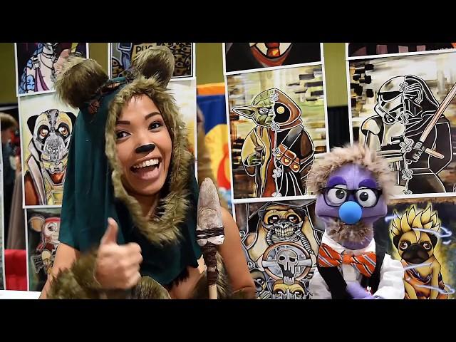 That Time 4'5" Cosplayer Asta Young Talked to a Puppet at Long Beach Comic Con