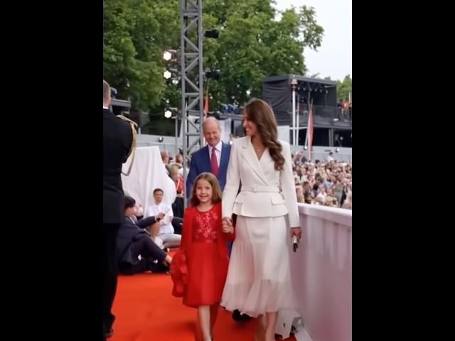 Princess Catherine,and her daughter princess Charlotte #britishroyalfamily
