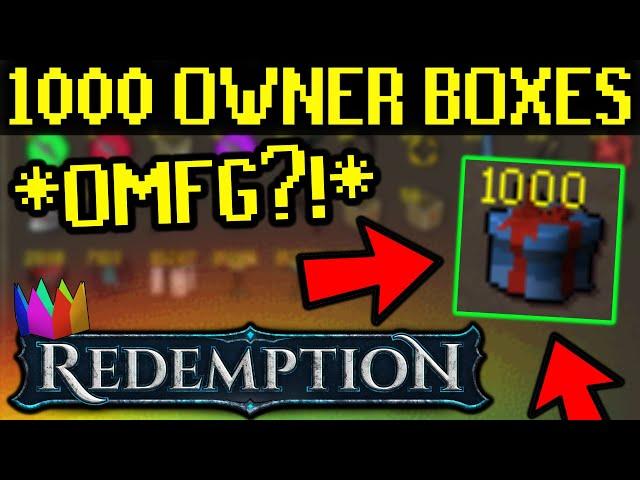 1,000 OWNER BOXES HUGE OPENING!! (FREE YOUTUBE BOX & GIVEAWAY) - Redemption RSPS