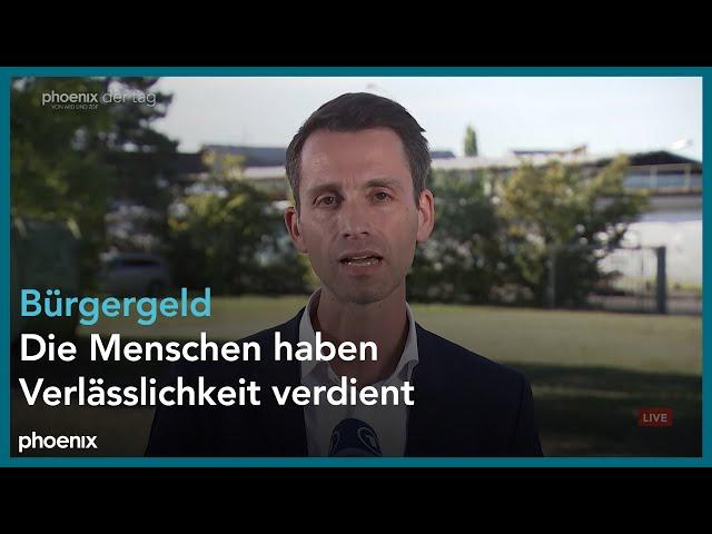 Andreas Audretsch (B'90/Grüne) zur Debatte um die Senkung des Bürgergeldes | 12.08.24