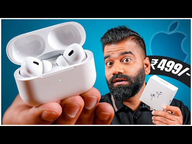 Apple AirPods Pro 2 in ₹499 Unboxing & First Look - 100% Fake But 100% Same