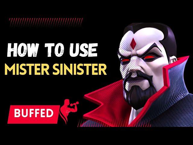 How to Use Mister Sinister buffed |Full Breakdown| - Marvel Contest of Champions