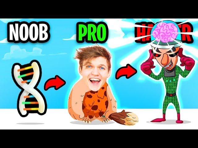 NOOB vs PRO vs HACKER In HUMAN EVOLUTION!? (ALL LEVELS!)