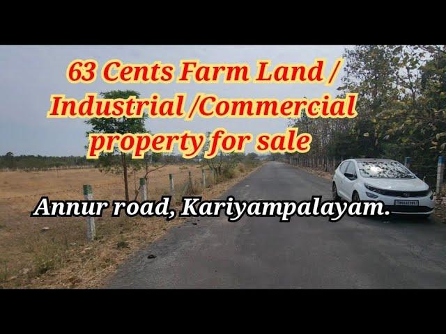 63 Cents Farm/Commercial Land for Sale | Prime Investment Near Sathy Road | Madesh Real Estate 