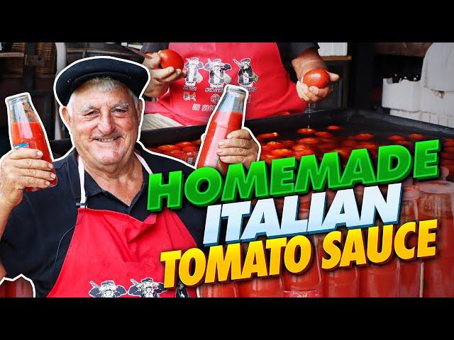 How To Make HOMEMADE TOMATO SAUCE Like an Italian Nonno