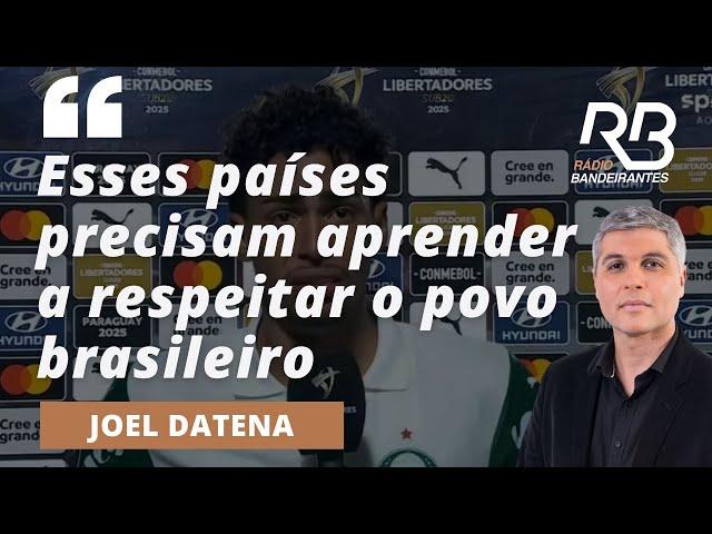 Joel Datena comenta sobre o caso de racismo contra o jogador Luighi