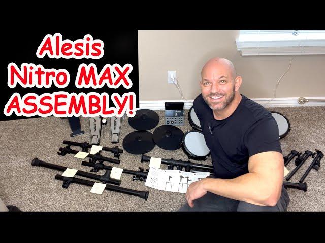 Alesis Nitro Max Electric Drum Kit Assembly & Tips!