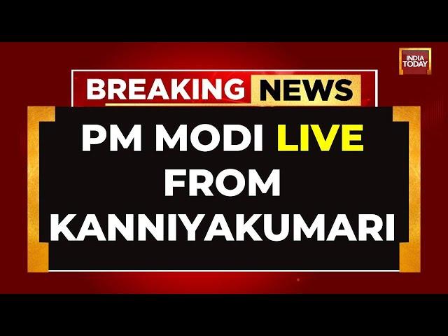 PM Modi LIVE | PM Modi Lands In Kanniyakumari | PM Offers Prayers At Bhagavathy Amman Temple