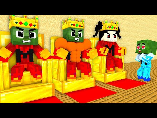 Fire Family Baby Zombie x Squid Game Doll - Minecraft Animation