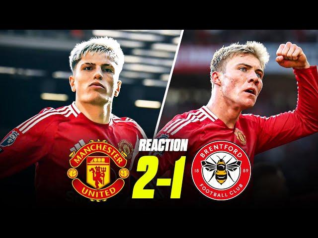 SUPER GARNACHO, Big Hojlund Goal...Needed Win For Ten Hag! | MAN UTD 2-1 BRENTFORD