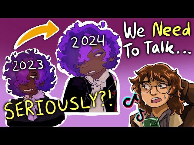 We NEED to talk about the Cassypillar drama || Art commentary + Speedpaint | Tiktok art lore sucks |