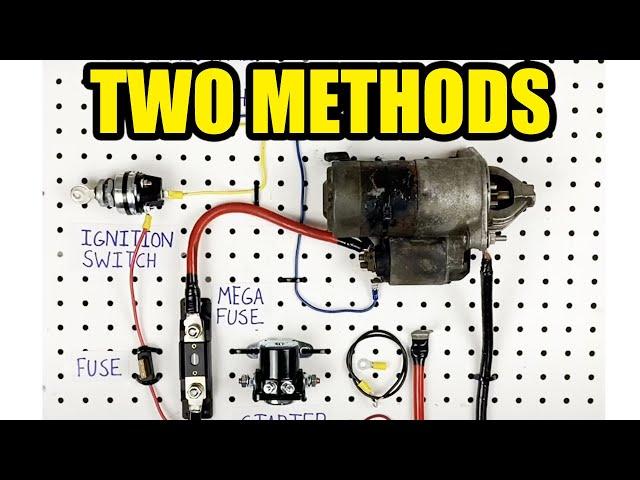 How To Wire a Starter Relay Solenoid and Neutral Safety Switch on Any Car Truck |@WiringRescue