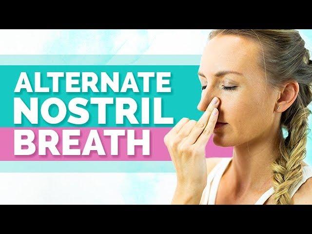 Alternate Nostril Breathing Technique Tutorial | Nadi Shodhana Pranayama - Yoga Breathing