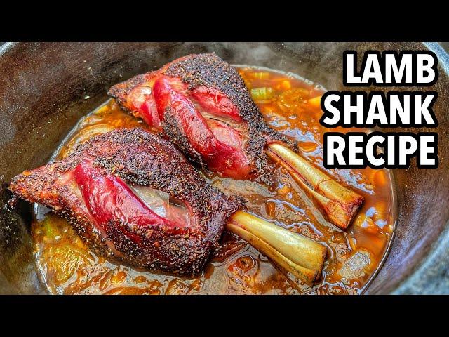 Lamb Shank Recipe and How to Smoke Lamb Shanks in a Weber Kettle