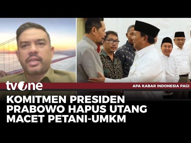 Maman Jelaskan Tujuan Presiden Prabowo Hapus Utang Macet UMKM-Petani | AKIP tvOne