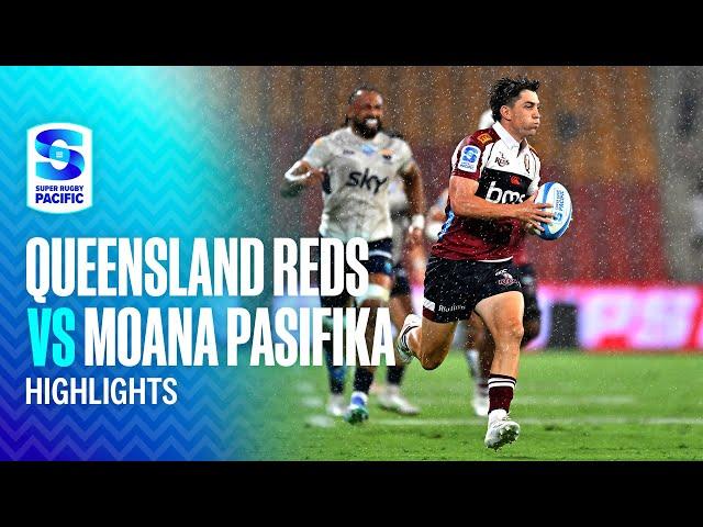 HIGHLIGHTS | Queensland Reds v Moana Pasifika | Round 2, 2025