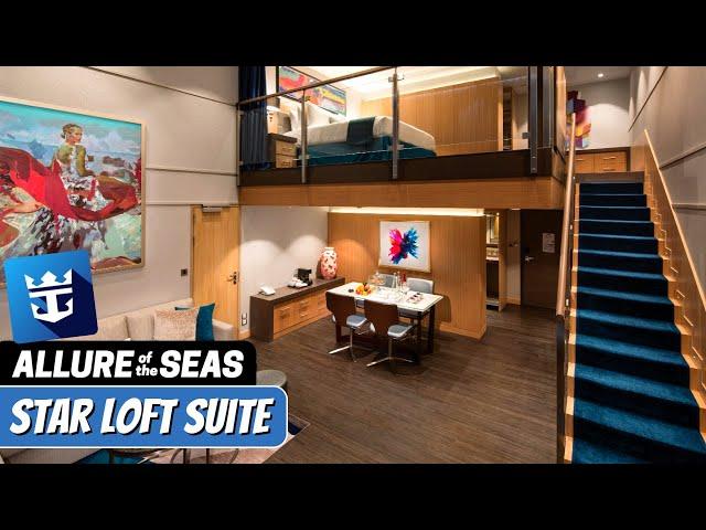 Allure of the Seas | Star Loft Suite Tour & Review 4K | Royal Caribbean Cruise