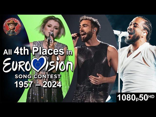 All 4th Places in Eurovision Song Contest (1957-2024)