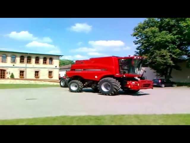 Jazda kombajnem CASE IH  AF 5130