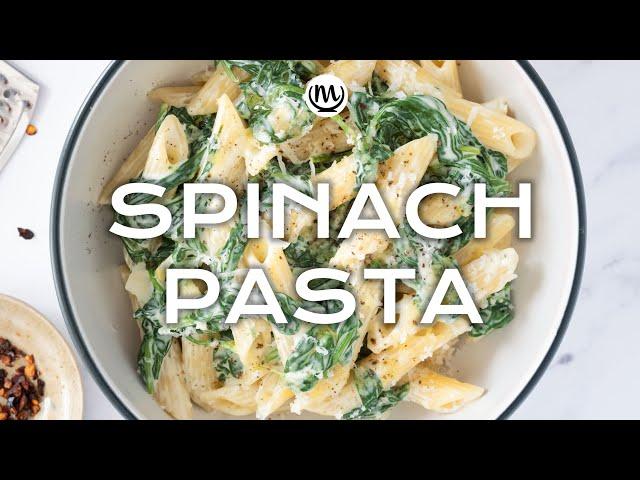 15-Minute Spinach Pasta