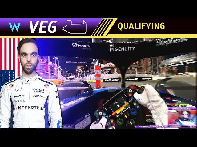 F1 2024 Full Career Mode: VEGAS GP - Qualifying | Williams FW46