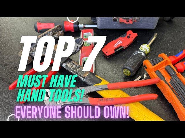 7 Must Have Hand Tools! #tools #diy #contractor