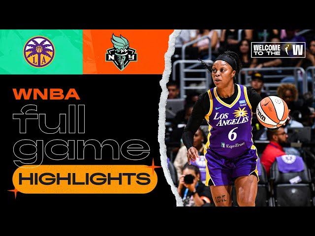 New York Liberty vs. Los Angeles Sparks | FULL GAME HIGHLIGHTS | August 28, 2024