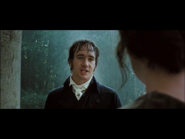 Pride and Prejudice: Mr Darcy Proposing Elizabeth