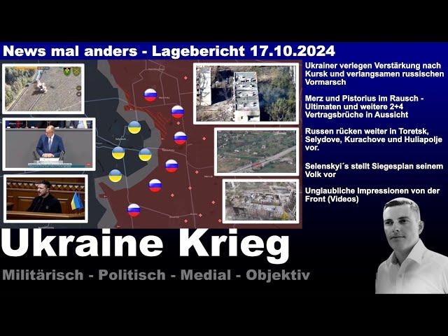 Ukraine Krieg: Lage an der Front - Merz und Pistorius im Rausch - Impressionen von der Front uvm.