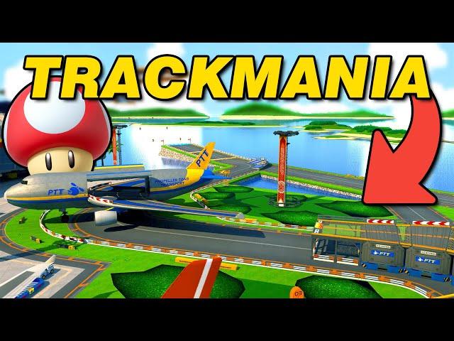 Mario Kart Maps in Trackmania Are Absurdly Beautiful