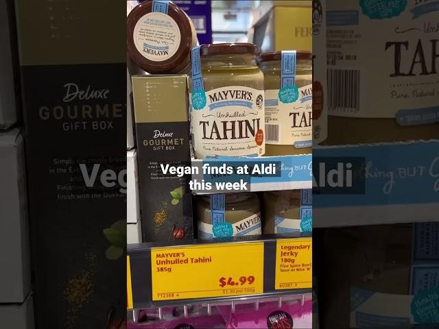 A few vegan finds at Aldi Supermarkets this week in Australia. #veganaustralia #veganlife