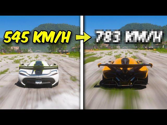 The *NEW* Top 10 FASTEST Cars in Forza Horizon 5 With Tunes