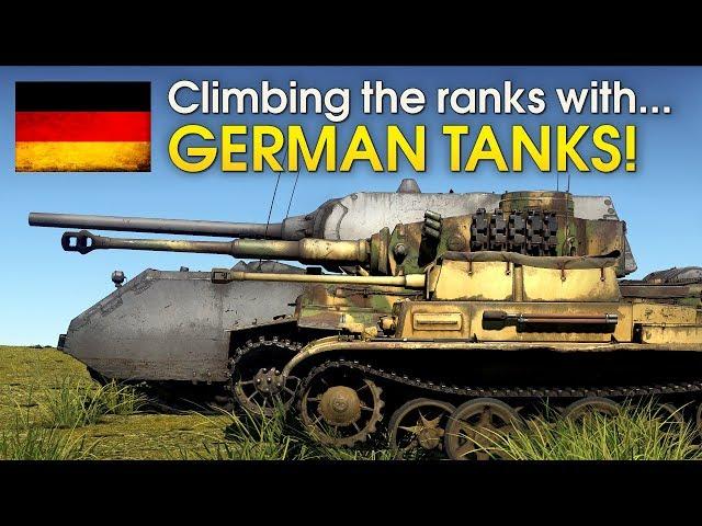 Climbing the ranks with GERMAN TANKS / War Thunder