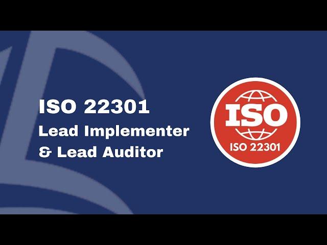 About ISO 22301 Lead Implementer & Lead Auditor