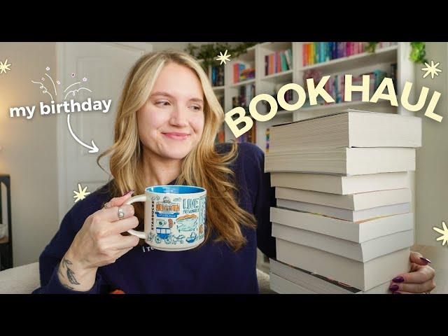 BIG BIRTHDAY BOOK HAUL 