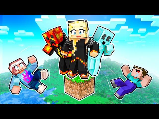 Minecraft But We’re TRAPPED on ONE BLOCK!